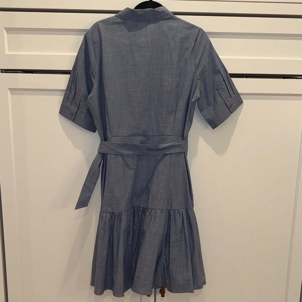 Calvin Klein Collared Belted Midi Dress NWOT - Picture 5 of 5